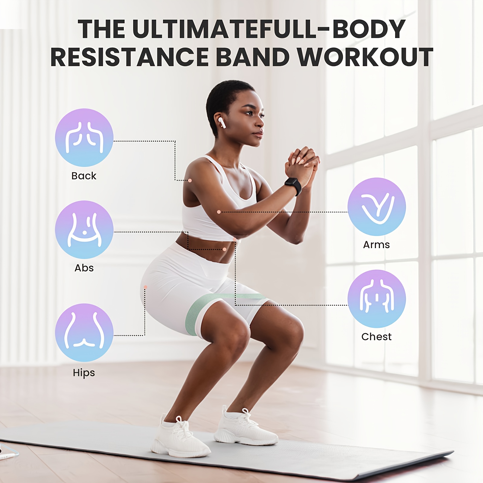 قطعة واحدة/4 قطع من أربطة مقاو - مراجعة Pilates Yoga Studio وسعره