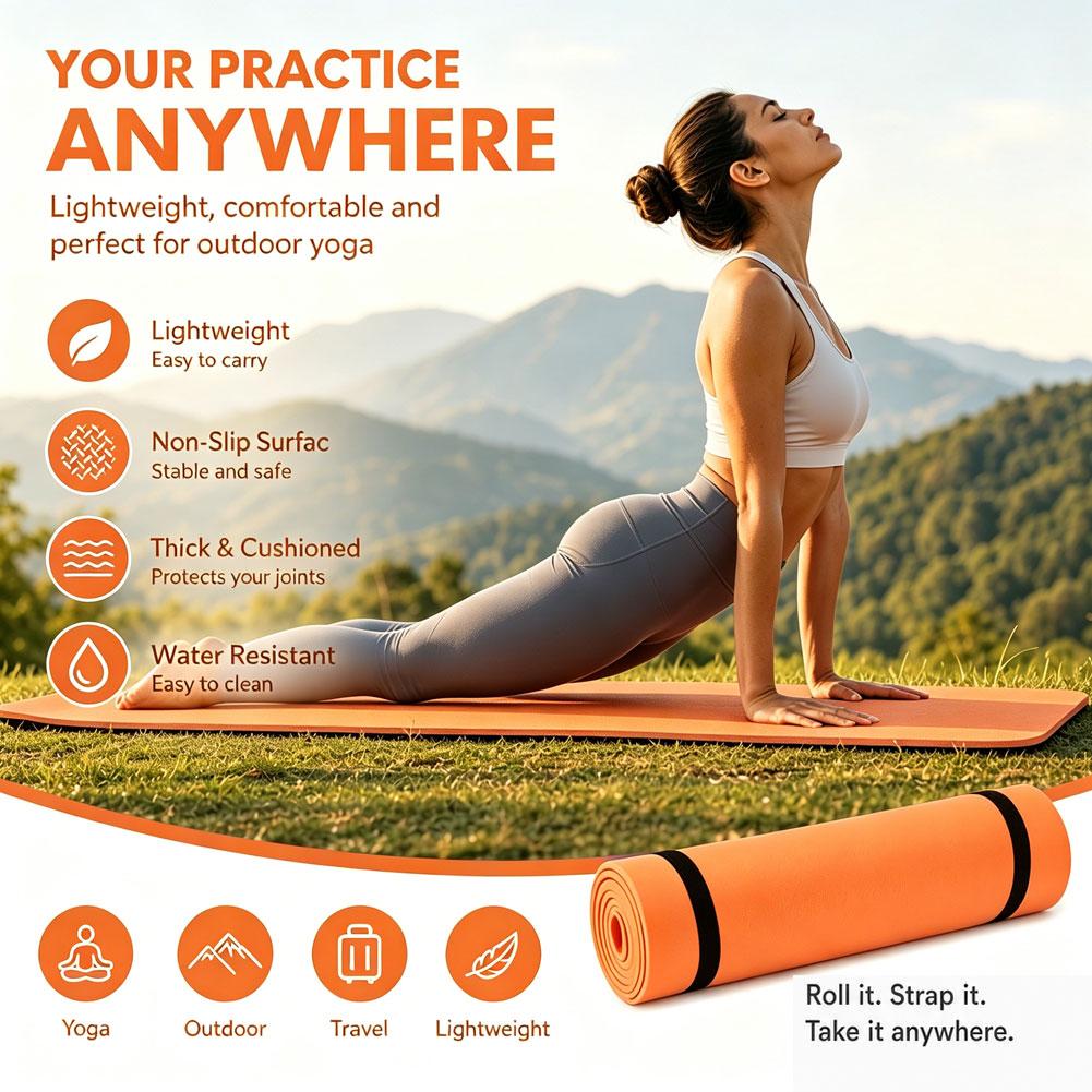 بساط يوغا من مادة EVA مقاس 180 - مراجعة Pilates Yoga Studio وسعره