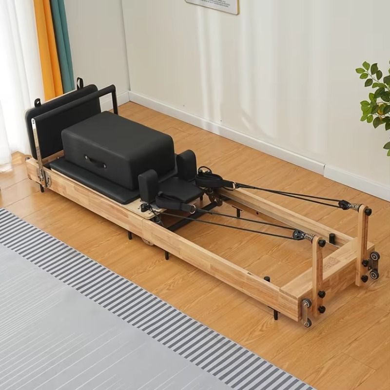 مجموعة بيلاتس خشبية قابلة للطي - مراجعة Pilates Yoga Studio وسعره